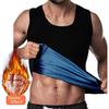 Men's Sweat-Wicking Sauna Vest: Fitness Body Shaper Tank Top