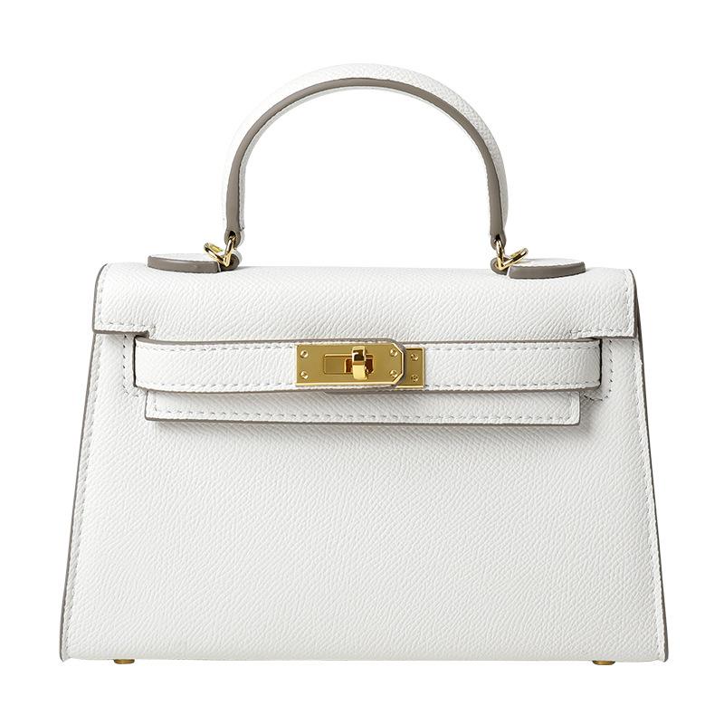 Cowhide palm pattern bag, high-end leather