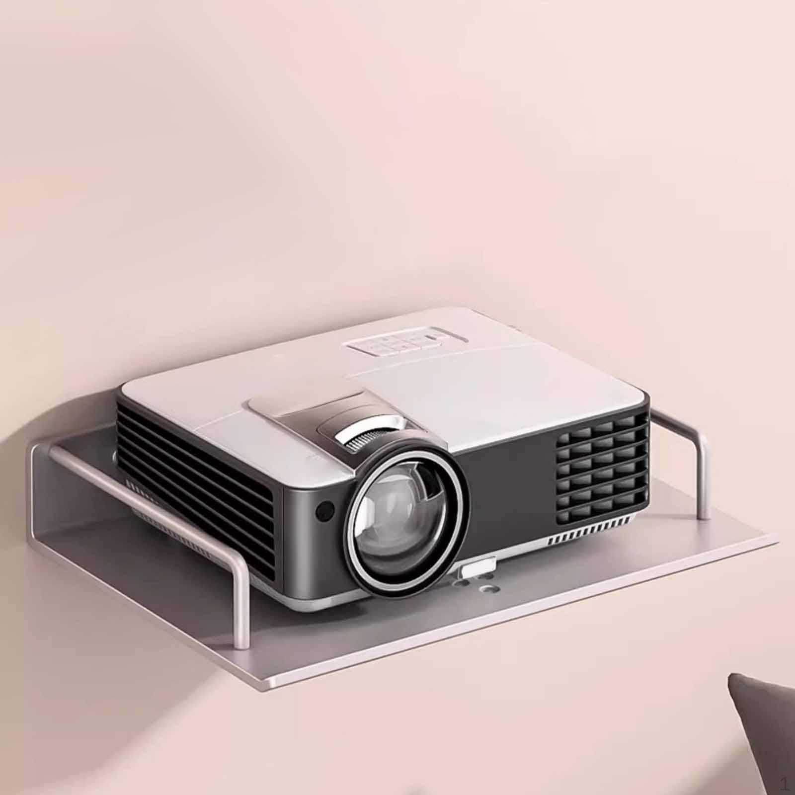 

Подвесная полка для настенного крепления DVD-плеера, хранения игр 23x16.5cm серебряный