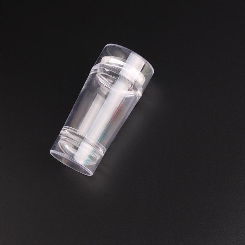 Clear Silicone Nail Stamper Transparent Visible Body French Tip Nails Art Stamping Tools for French Nail Manicure Art