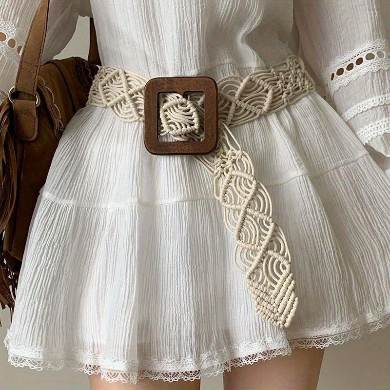 Bohemian Waist Fashionable Accessories For Women Featuring Versatile Wax Rope Design For Everyday Use