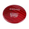 Carbon Fiber Engine Start Button Start Stop Button Cover Trim