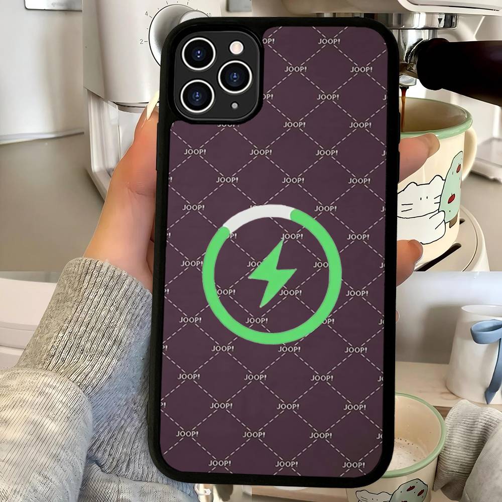 J-Joops Logo Magnetic Wireless Phone Case For IPhone 17 16 15 14 Plus 13 12 11 Pro Max