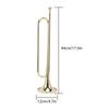 Btuty Trumpet for Beginners and Students, Brass Construction, Bright Tone, Large Bell Design, School Band Practice, Professional Orchestra Compatible,