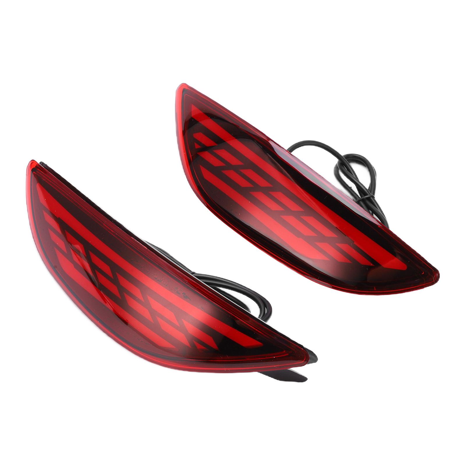 

Rear Bumper Light 3 in 1 Functions DRL Brake Turn Signal Lamp Replacement for Hyundai Accent Sedan 2012‑2016