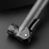 Ergonomischer Griff Hochkompatible Luftdüsen-Fahrradpumpe mit Installationshalterung 80PSI Mini-Hochdruck-Fahrradreifenfüller Fahrradzubehör