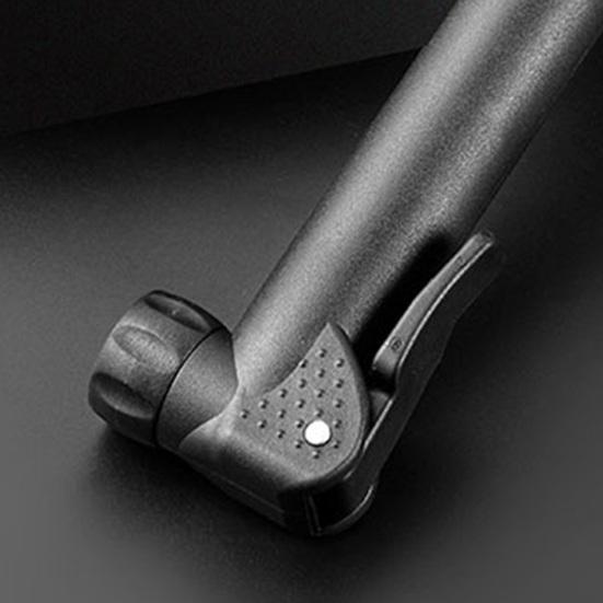 Mâner ergonomic Duză de aer compatibilă înaltă Pompă pentru biciclete cu suport de instalare 80PSI Mini umflator de anvelope pentru biciclete de înaltă presiune Accesorii pentru biciclete