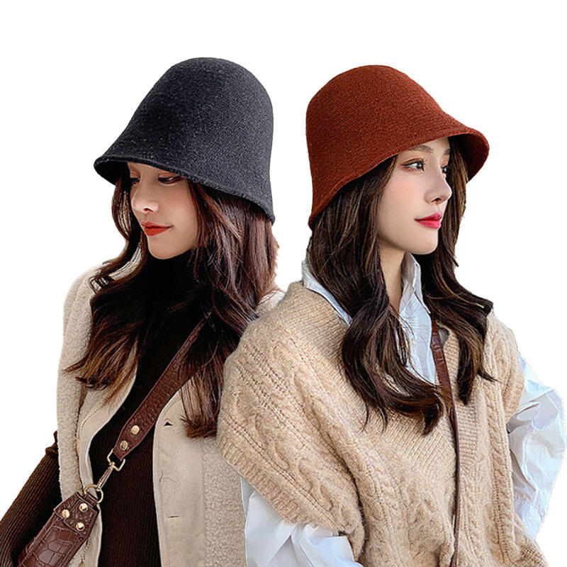 

Women s Wool Bucket Hat Winter Casual Daily Bucket Hat BUCKET16_Brick Red
