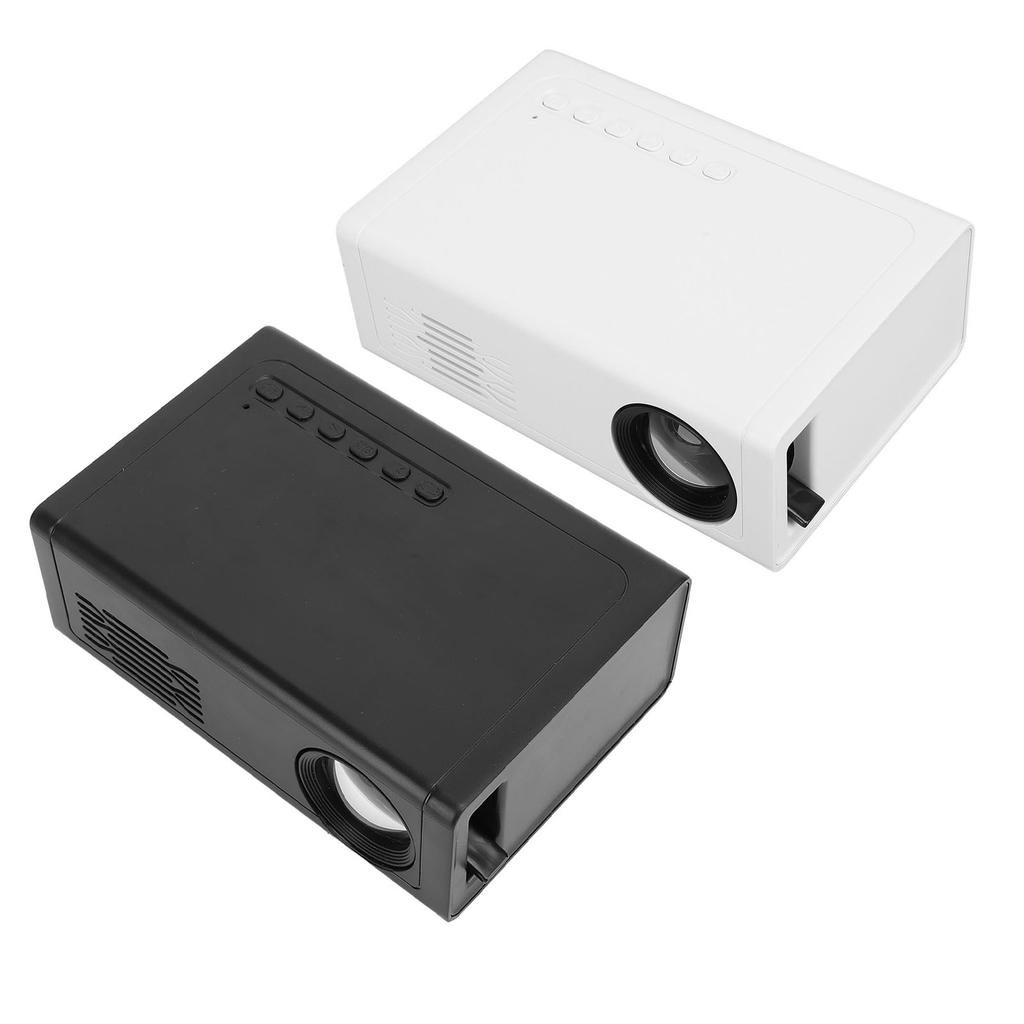 Portable Projector 1080P HD USB Movie Video Projector with HD Multimedia Interface Remote Control fo