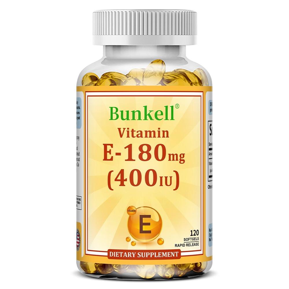 

Vitamin E 400 IU Dietary Supplement, 120 Softgels Per Bottle 120 Capsules