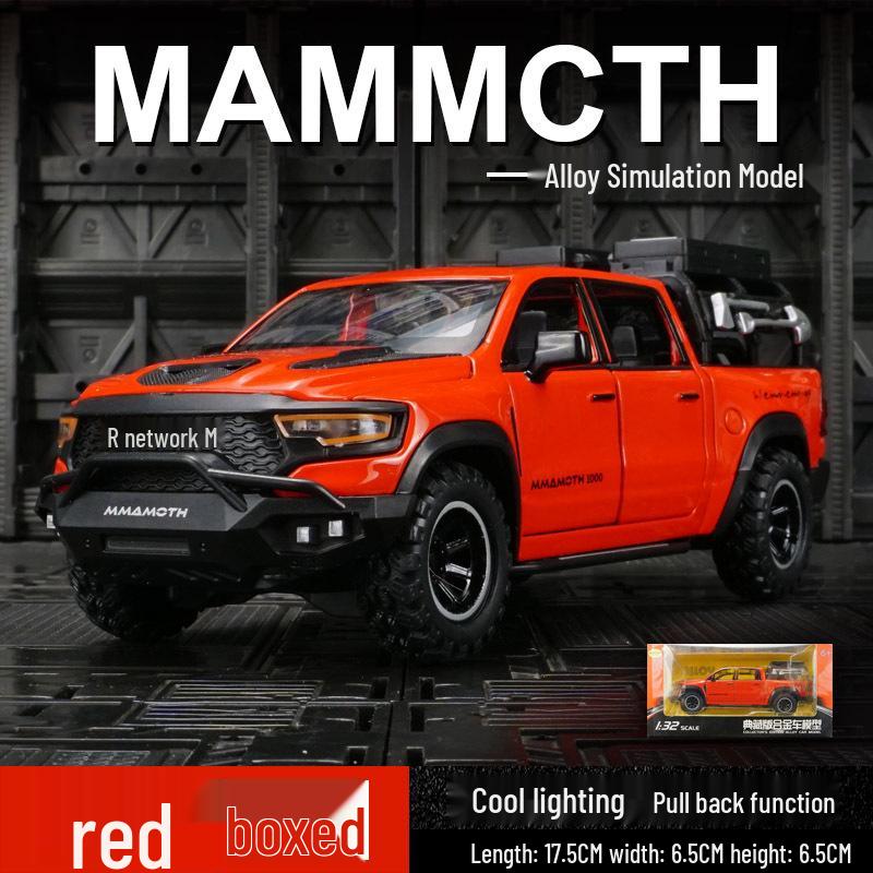 

Zhongyuanxing 21024 Alloy Pull-back Off-road Pickup Toy with Sound and Light красный