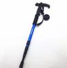 Low Moq  Trekking Pole 4 Section Alpenstock Light Telescopic Hiking Stick Anti-shock Anti-skid Walking Stick