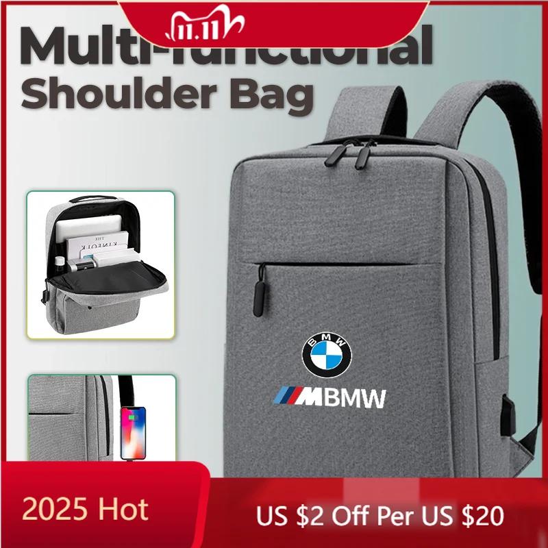 BADI1 New 2025 Waterproof Laptop Backpack Computer Bag Business Case For BMW E30 E34 E36 E39 E46 E52 E53 E60 E61 E62 E70 E71 E83 E84 E