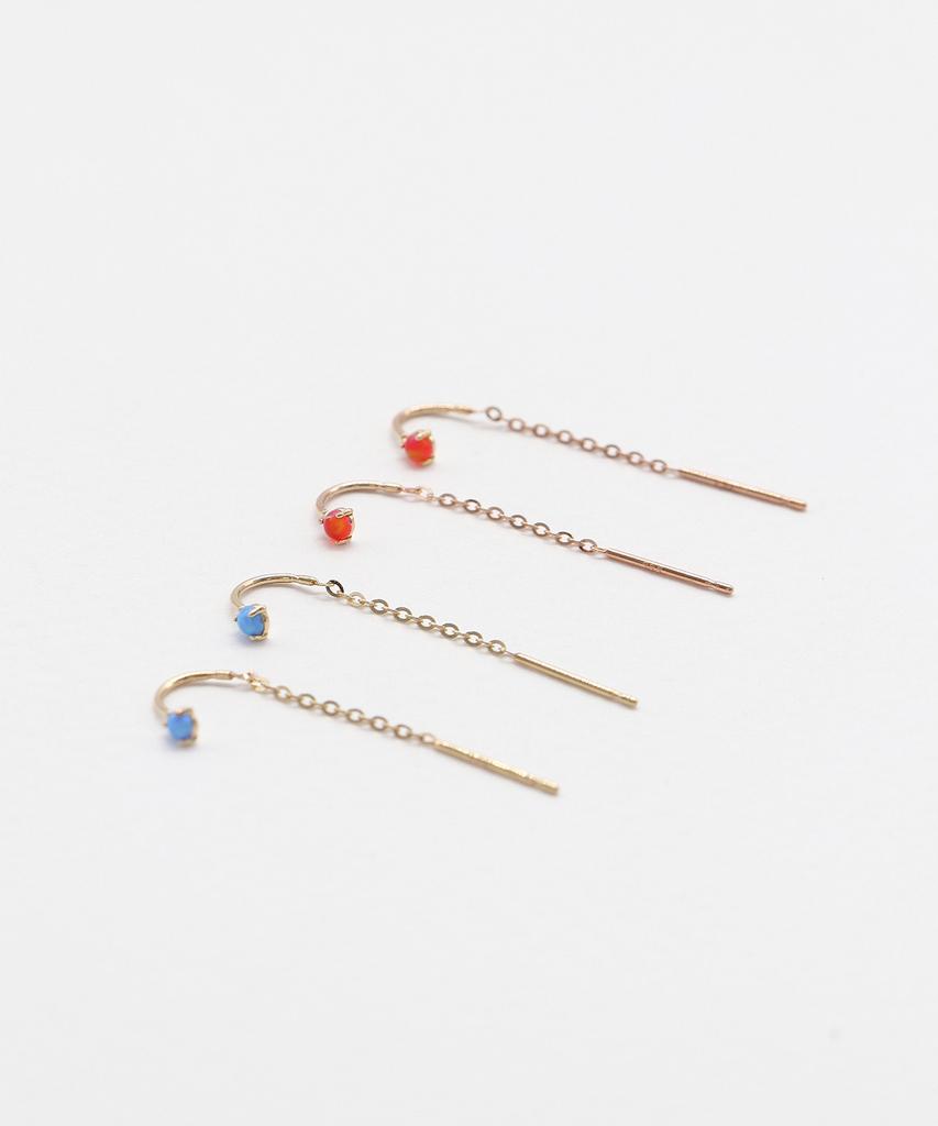 Ordor [14K] Mini Opal Drop Earrings
