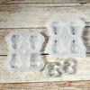 Charm Lovely Penguins Sturdy Silicone Ice Tray 4 Molds with Lid Craft Supplies for Refreshing Beverage Experience