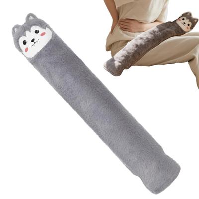 Hot Water Bottle For Cramps Long With Soft Cover Hot Compress Warm Water Bag For Neck Shoulder Abdomen Menstrual Cramps Women