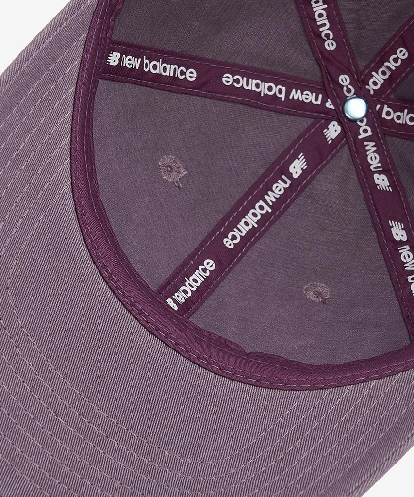 Nyuballanseu Nbgdgf1102 / Letter Logo Ball Cap (Purple)