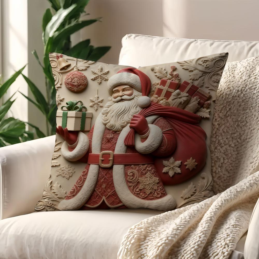 Santa Claus reindeer snowman ww cushion cover Best Home Office Coffee Pillow Sofa Printing Decoration Room Shop Car Nordic Hit