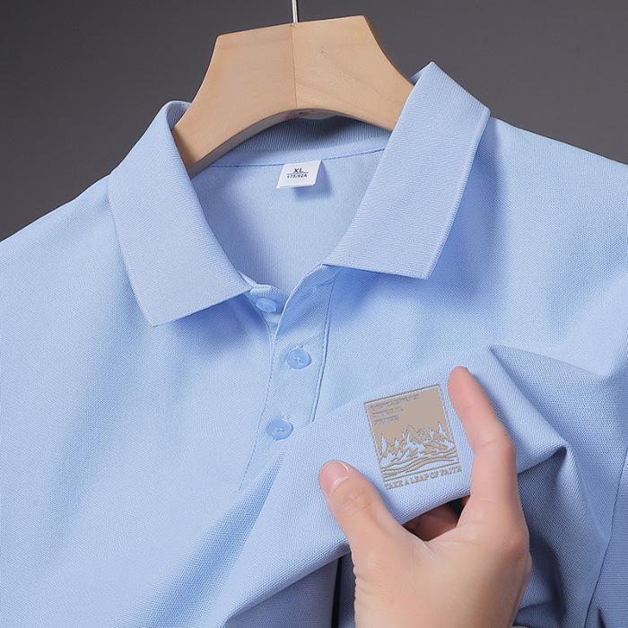 New Summer Versatile Loose Lapel Short-sleeved POLO Shirt Thin Short-sleeved
