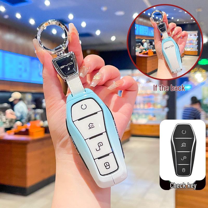 BYD Car Key Covers for Han, Qin Plus DMI, Song Pro, Song L, Tang, Yuan, Destroyer 05, Seagull, Dolphin