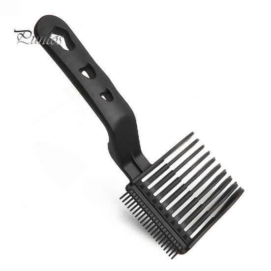 Barber Fade Comb Antistatický Hřeben pro muže zakřivené prolínání Flat Top Hair Clipper Guide Haircut Hřeben Domácí Salon Profesionální Kadeřnický Styling Hřeben