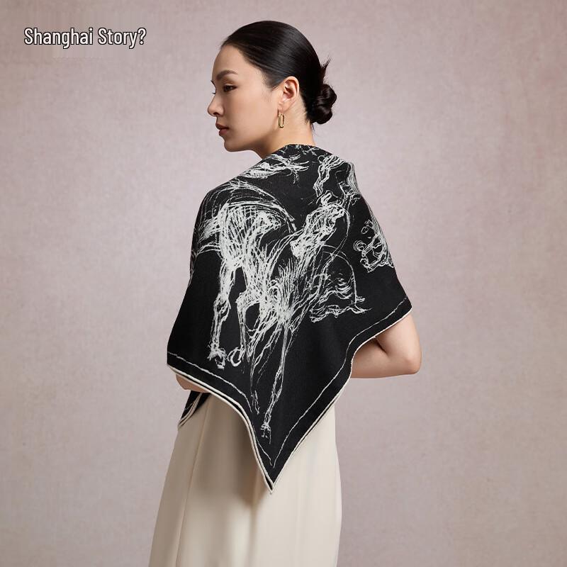 Shanghai Story Wool Silk Scarf & Shawl Gift Box