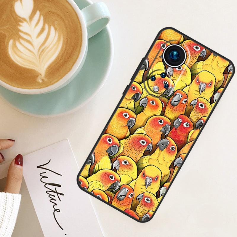 Animal Parrot Bird For Honor Magic 8 Pro 7 6 5 Lite Case For Honor 400 200 50 70 90 X8c X9a X9b X9c X9d Win RT