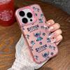 Süße blaue Stitch Handyhülle für VIVO V40 V50 Lite V60 Y04 Y17S Y19S Y27 Y29 Y15S Y400 Y22S Y16 V23 V29 V25 Pro Harte IMD Abdeckung