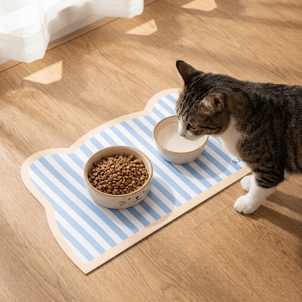 Anti Slip Pet Placemat Waterproof Cat Bowl Mat Pet Feeding Mat Cat Eating Mats Pet Bowl Area