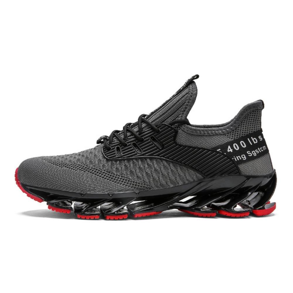 Men's Training Shoes Breathable Mesh Trendy Sports Running Shoes Blade Fish Scale Sole