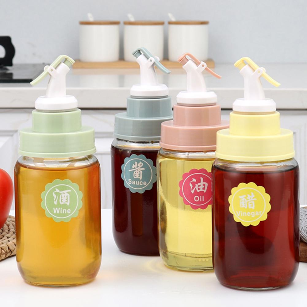 Oil Sauce Vinegar Bottle Flip Stopper Dispenser Pourer Faucet