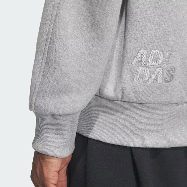 Adidas Bomber All Season Full-Zip Jacket Men Jacket Medium-Gray IX6819