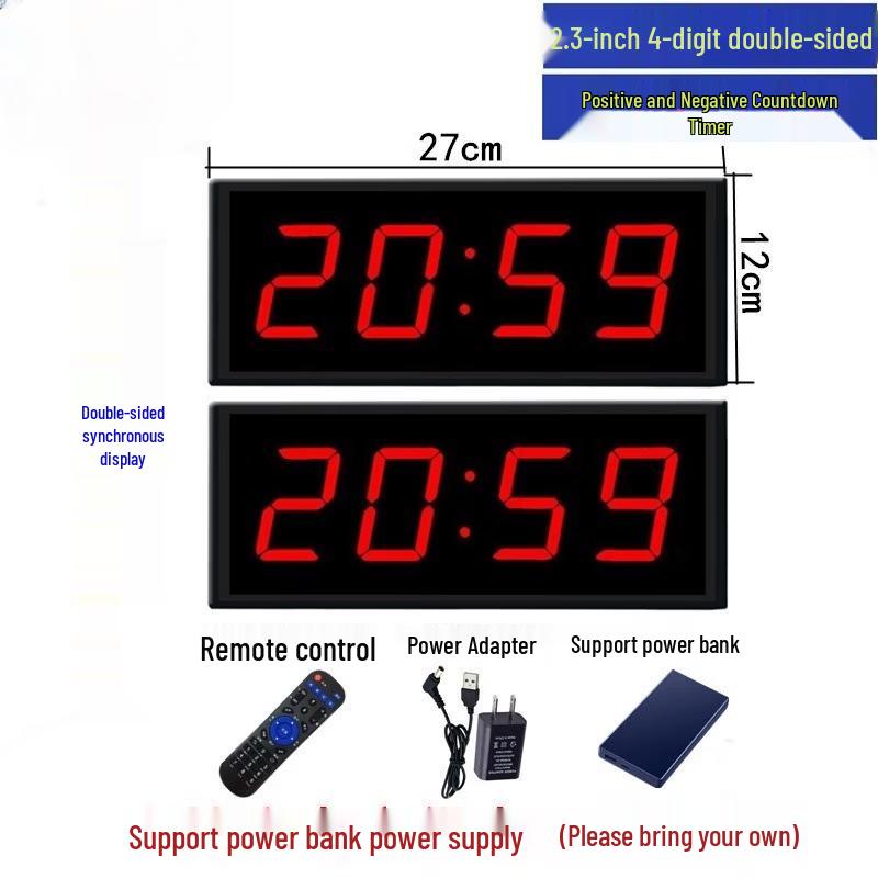Handun Double-Sided 2.3-inch 4-Digit LED Timer