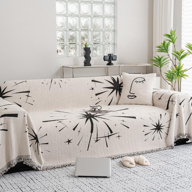 

Теплый бархатный чехол для дивана Ткань Зимний Утолщенный Жаккардовый Чехол для Подушки Чехол для Подушки Дивана Осень и Зима Защита от Царапин Кошек Одеяло Полное Покрытие 180*130cm