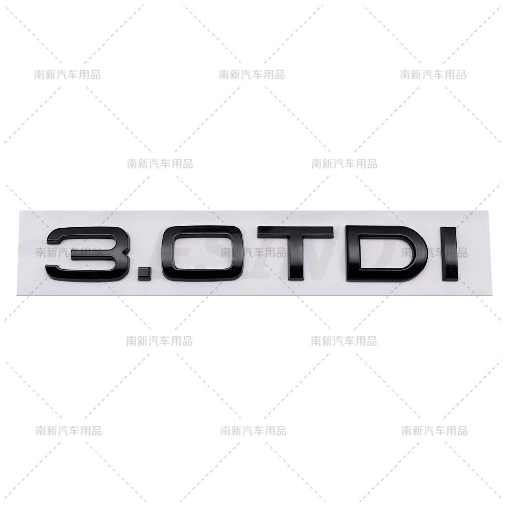3D 1.6 1.9 2.0 3.0 4.0 TDI Car Trunk ABS Badge Emblem Rear Tailgate Fender Door Adhesive Badge for f2 A4 A5 A6 A7 A8 Q3 Q5 Q7