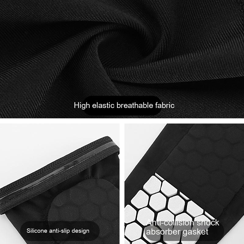 1/3 Pcs Leg Sleeves Shin Guards Shockproof Honeycomb Nylon Support Sock Shin Protector Soccer Gear Soccer Shields Sports Legging