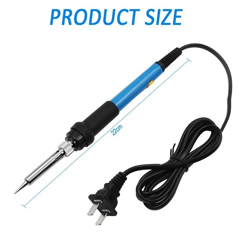 Soldering Iron 60W Adjustable Temperature Electric Solder Iron Rework Station Mini Handle Heat Pencil Welding Repair Tools