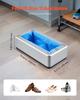 Shoe Cover Dispenser Fits Up to US 11 with 100 Disposable Plastic Covers
