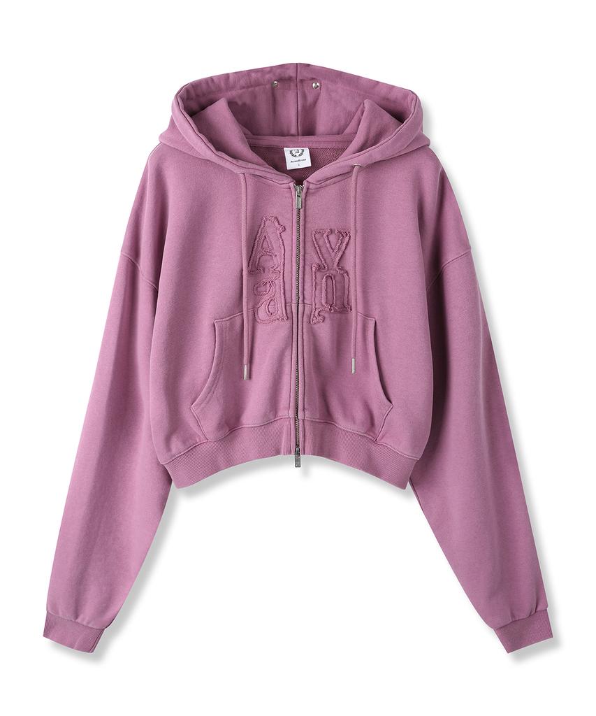 Avandress Aa Raw Crop Hood Zip-Up_2Colors
