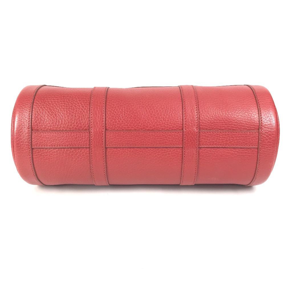 Hermes Vintage Mini RD Cylindrical Hand Bag Ardennes Red