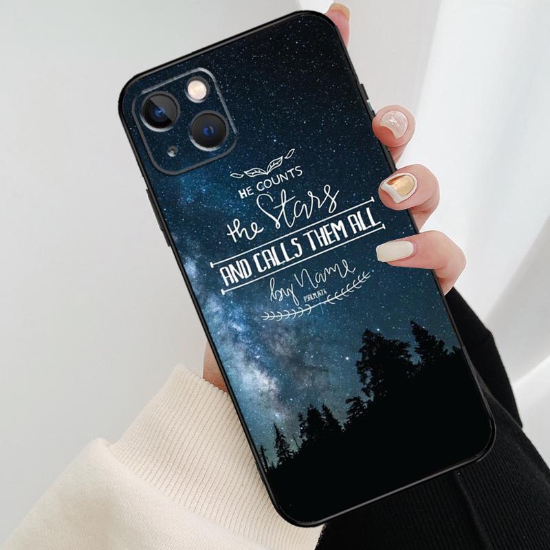 Christ Jesus Bible Verse Cross Phone Case For iPhone 17 Pro Max 16 15 11 13 12 14 Pro Max mini 15 16 Plus 16e 17 Air Cover