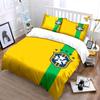 Green Stripe, CBF Emblem. Bedding Sets Duvet Cover Sets Duvet Covers Pillowcases(1*Duvet Cover 2*Pillowcases Without Duvet Insert)