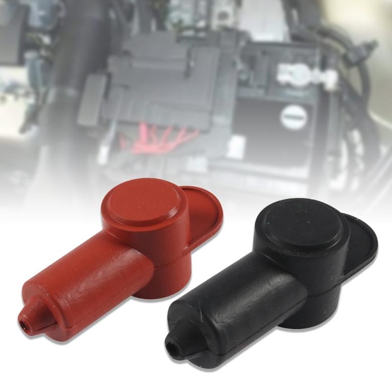 5Pair Battery Terminal Cover Insulating Flexible Protector Positive and Negative Terminal Caps Car Battery Cover