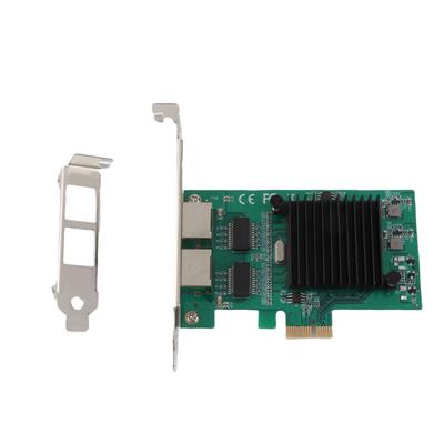 PCI‑E Gigabit Network Card Dual Port 1000Mbps 82576 Desktop Computer Built In High Speed Dual Port Network Card