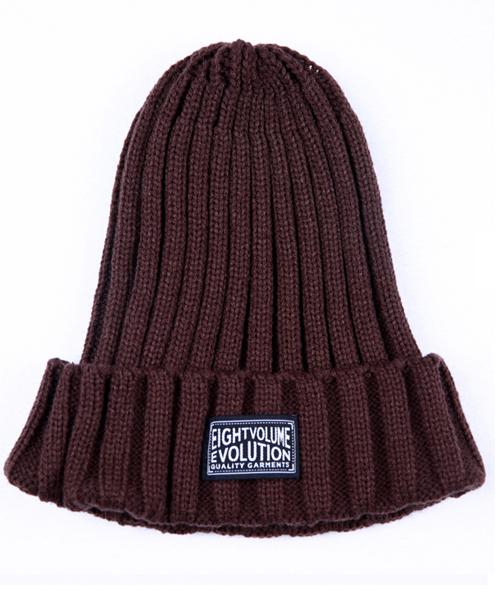 EIGHTVOLUME Ev Pop Evolution Beanie (Brown)
