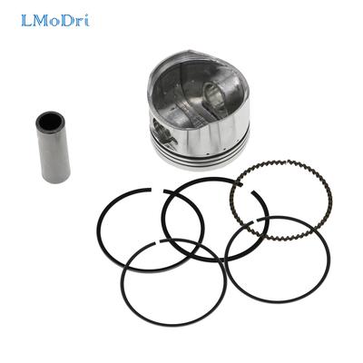 LMoDri Motorcycle Piston Piston Scooter GY6 Piston with Pin and Ring Gasket Assembly Kit Set For  GY6 125 125cc