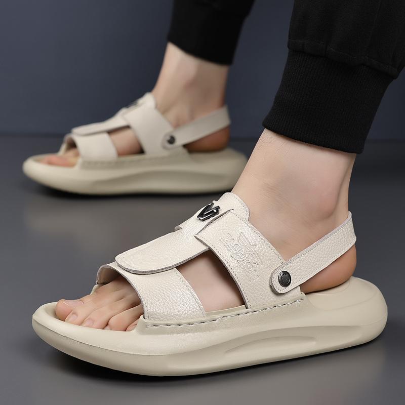 Fashion Comfortable Beach Shoes for Men 2025 New Flats Men's Breathable Stylish Sandals Outdoor Sport Sandals Lightweight Walking Shoes