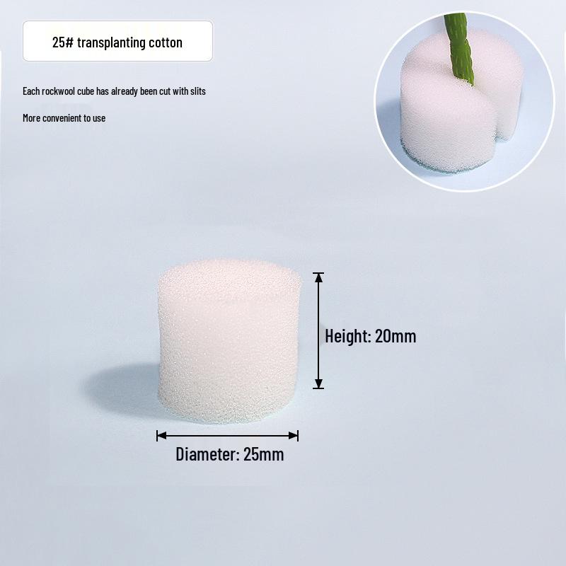 Hydroponic I-Shaped Polyurethane Sponge for Soilless Cotton Seedlings and Vegetables.