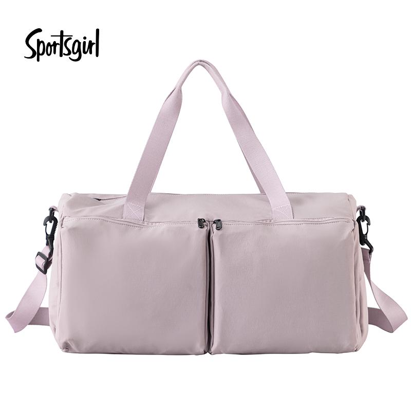 Waterproof Women s Travel Gym Bag - Large Capacity, Lightweight, Carry-On with Trolley Sleeve