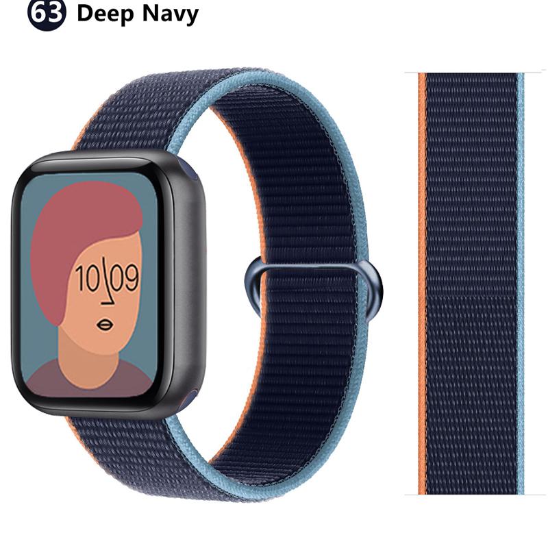 2pcs Straps For Apple Watch Band 44mm 40mm 45mm 46mm 42mm 49mm 41mm Nylon Loop Bracelet iwatch Series 10 9 8 7 6 5 3 se ultra 2